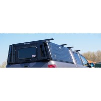 Hardtop Adventure noir Alu-Cab Isuzu D-Max 2012-2020 robuste